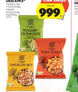 ALDI Asia Green Garden Snackmix ajánlat