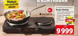 Lidl SILVERCREST® KITCHEN TOOLS Dupla főzőlap ajánlat