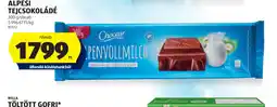 ALDI Alpesi Tejcsokoládé ajánlat