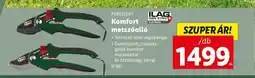 Lidl PARKSIDE® Komfort metszőolló ajánlat