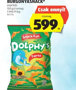 ALDI Snack Fun Burgonyasnack ajánlat