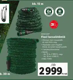 Lidl PARKSIDE® Flexi locsolótömlő ajánlat