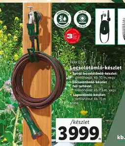 Lidl PARKSIDE® Locsolótömlő-készlet ajánlat