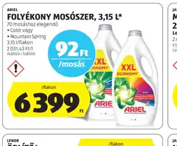 ALDI Ariel folyékony mosszer ajánlat