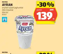 ALDI Melfina Ayran ajánlat