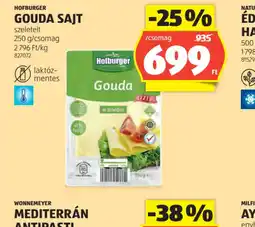 ALDI Hofburger Gouda sajt ajánlat