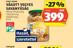 ALDI King's Crown Vágott Vegyes Savanyúság ajánlat
