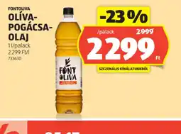 ALDI Fontoliva Olíva-Pogácsa-Olaj ajánlat