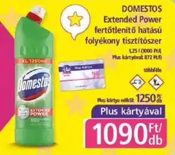 PlusMarket DOMESTOS Extended Power fertőtlenítő hatású ajánlat