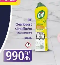 PlusMarket CIF Cleanboost súrolókrém ajánlat