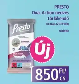 PlusMarket PRESTO Dual Action nedves törlőkendő ajánlat