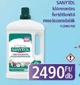 PlusMarket SANYTOL klórmentes fertőtlenítő mosószeradalék ajánlat