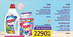PlusMarket TOMI mosópor/ TOMI mosógél ajánlat