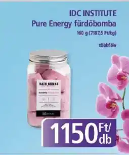 PlusMarket IDC INSTITUTE Pure Energy fürdőbomba ajánlat