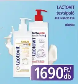 PlusMarket LACTOVIT testápoló ajánlat