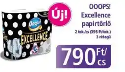 PlusMarket OOOPS! Excellence papírtörlő ajánlat