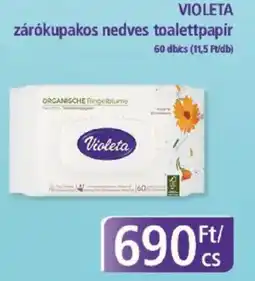 PlusMarket VIOLETA zárókupakos nedves toalettpapír ajánlat