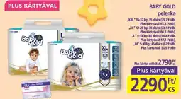 PlusMarket BABY GOLD pelenka ajánlat