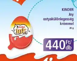 PlusMarket KINDER Joy ostyakülönlegesség krémmel ajánlat