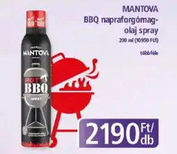 PlusMarket MANTOVA BBQ napraforgómag- olaj spray ajánlat