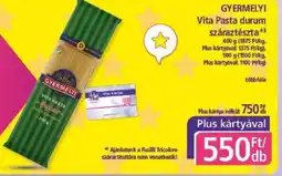PlusMarket GYERMELYI Vita Pasta durum száraztészta ajánlat