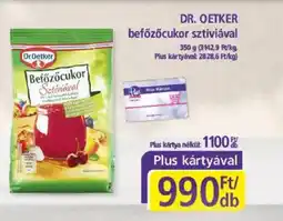 PlusMarket DR. OETKER befőzőcukor sztíviával ajánlat