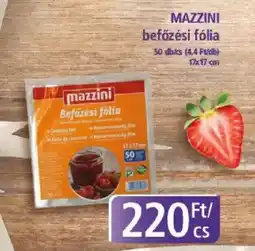 PlusMarket MAZZINI befőzési fólia ajánlat