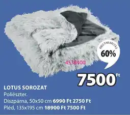 JYSK Lotus sorozat Pléd ajánlat