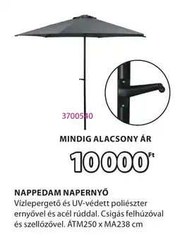 JYSK Nappedam napernyő ajánlat
