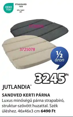 JYSK Jutlandia Sandved kerti párna ajánlat