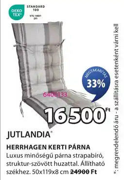 JYSK Jutlandia herrhagen kerti párna ajánlat