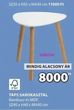 JYSK Taps sarokasztal ajánlat