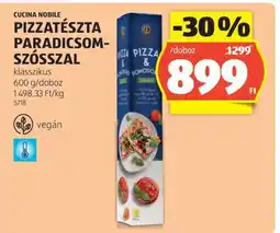 ALDI CUCINA NOBILE PIZZATÉSZTA PARADICSOMSZÓSSZAL ajánlat