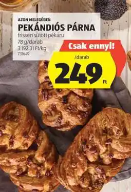 ALDI Pekándiós párna ajánlat