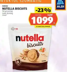 ALDI NUTELLA Biscuits ajánlat