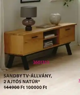 JYSK Sandby TV-állvány, 2 ajtós natúr ajánlat