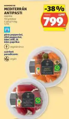 ALDI Wonnemeyer Mediterrán Antipasti ajánlat