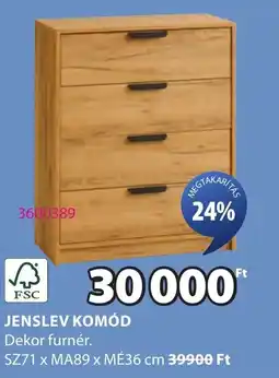 JYSK Jenslev komód ajánlat