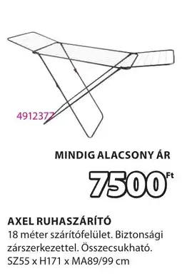 JYSK Axel ruhaszárító ajánlat