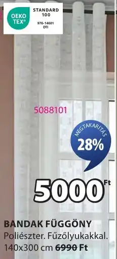 JYSK Bandak függöny ajánlat