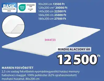 JYSK Marren fekvőbetét ajánlat