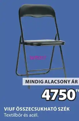 JYSK Viuf összecsukható szék ajánlat