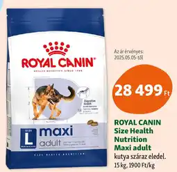 Fressnapf ROYAL CANIN Size Health Nutrition Maxi adult ajánlat