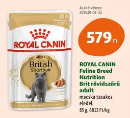 Fressnapf ROYAL CANIN Feline Breed Nutrition Brit rövidszörű adult ajánlat