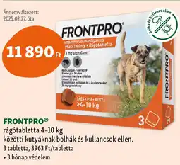 Fressnapf FRONTPRO rágótabletta ajánlat