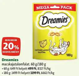 Fressnapf Dreamies macskajutalomfalat ajánlat
