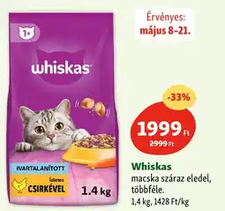 Fressnapf Whiskas macska száraz eledel ajánlat