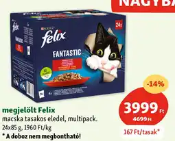Fressnapf Megjelölt Felix macska tasakos eledel ajánlat