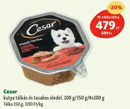 Fressnapf Cesar kutya tálkás és tasakos eledel ajánlat