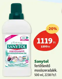 Fressnapf Sanytol fertőtlenítő mosószeradalék ajánlat